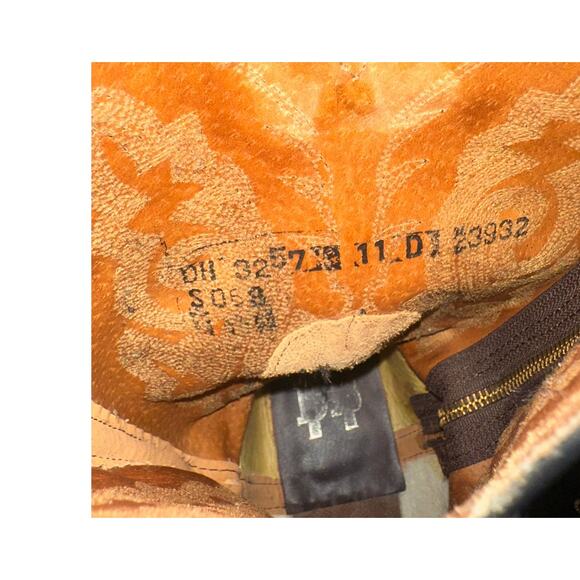 Double H Men's Multi Color Side Zip Up Boots Size 11 D Leather Distressed Boots - Picture 8 of 10